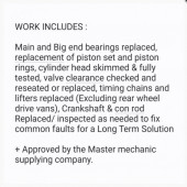 2.2 Transit Engine Reconditioned Ford Tdci DRRA 101BHP (2011-15) Diesel Engine