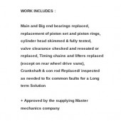 2.2 Transit Engine Reconditioned Ford / Ranger Tdci CVRB Euro 5 (2011-15) Diesel Engine